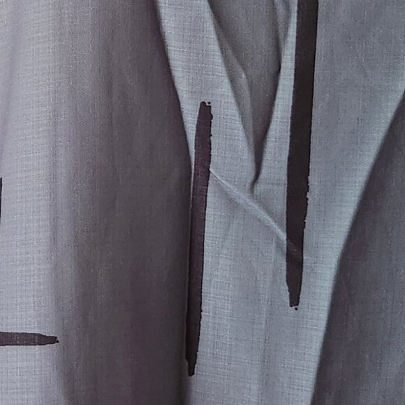 Emery Rose column dress sz 2X gray black graphic print lightweight EUC - Picture 3 of 3